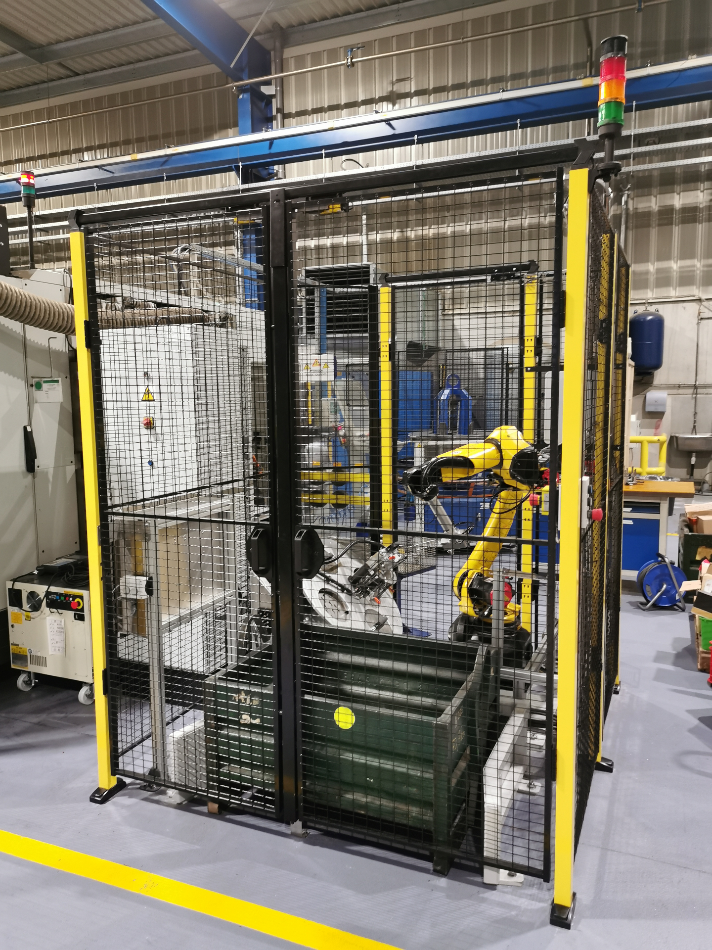 Îlot robotisé de palettisation de rondelles